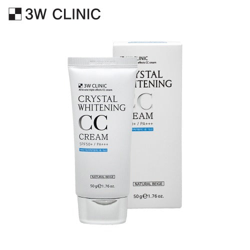 3Wクリニック クリスタルホワイトニングCCクリーム ナチュラルベージュ 50g