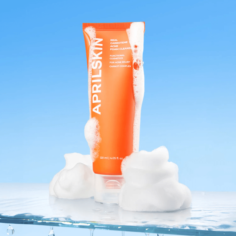 Aprilskin Real Carrotene Acne Foam Cleanser 120ml