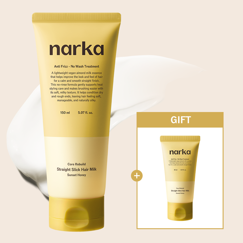 NARKA Straight Sleek Hair Milk with Mini Refill
