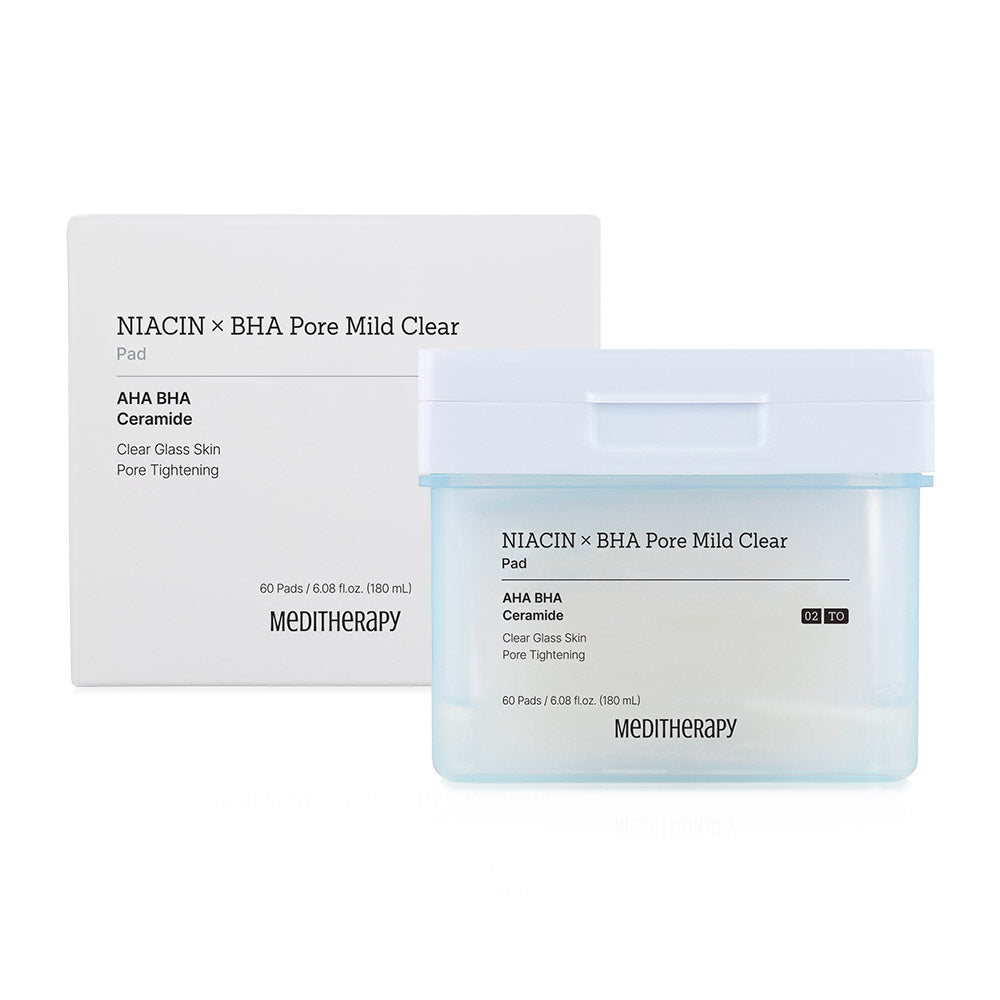 MEDITHERAPY Niacin x BHA Pore Mild Clear Pad 60 Sheets