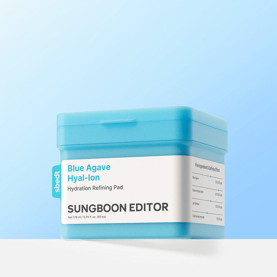 SUNGBOON EDITOR Blue Agave Hyaluronic Toner pads 60 pcs