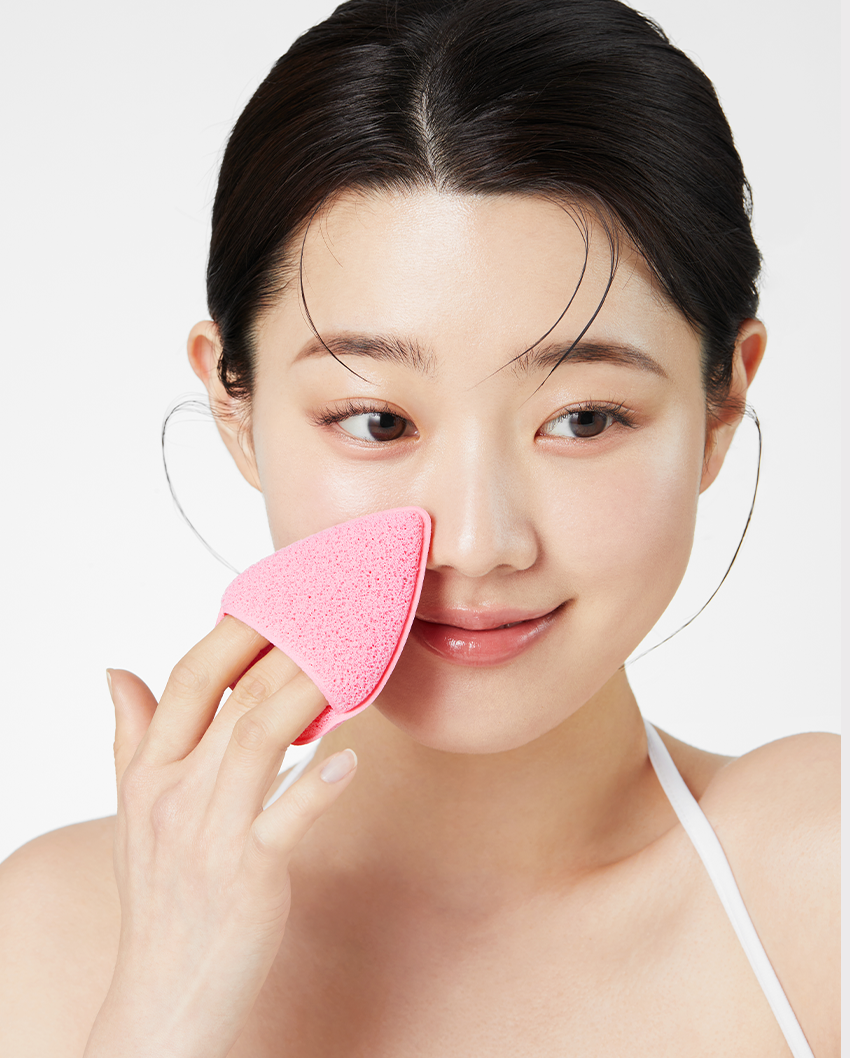APRILSKIN Heart Shape Cleansing Puff