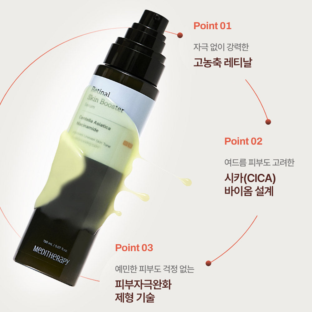 MEDITHERAPY Retinal Serum 150ml + Squalane Moisturiser 150ml