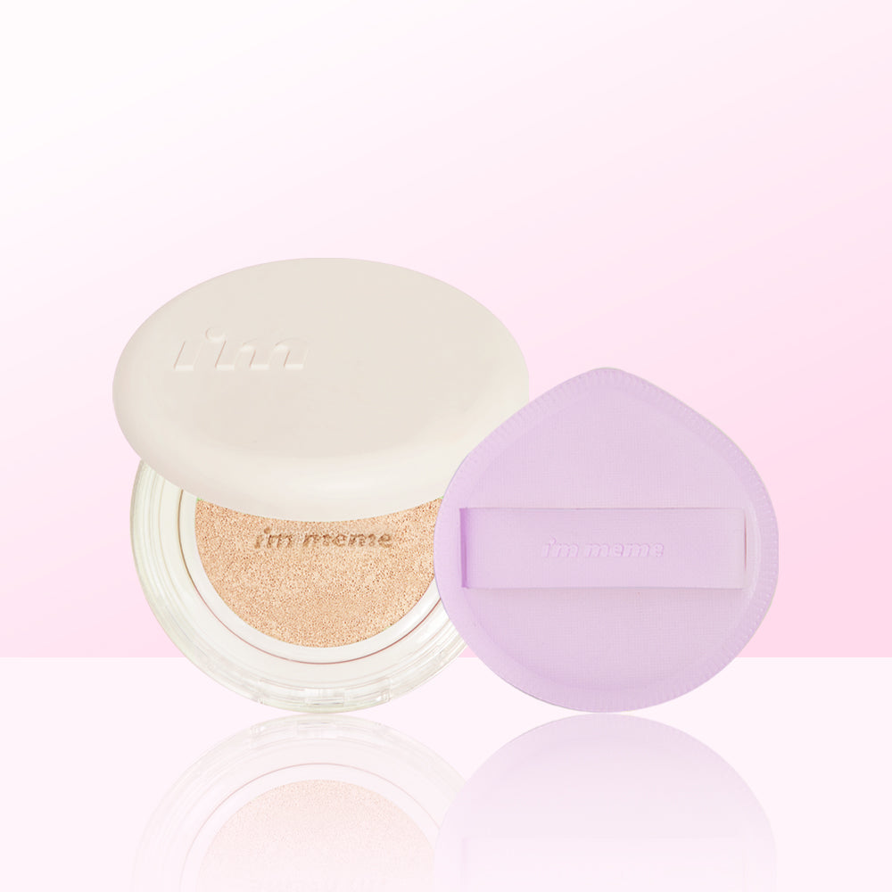 IM'MEME Wonder Cover Lasting Cushion + Big Puff Set