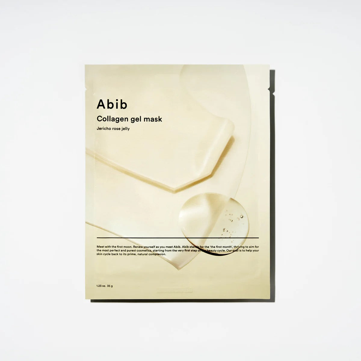 ABIB Collagen Gel Mak Jericho Rose Jelly 10sheets packaging on a white background.