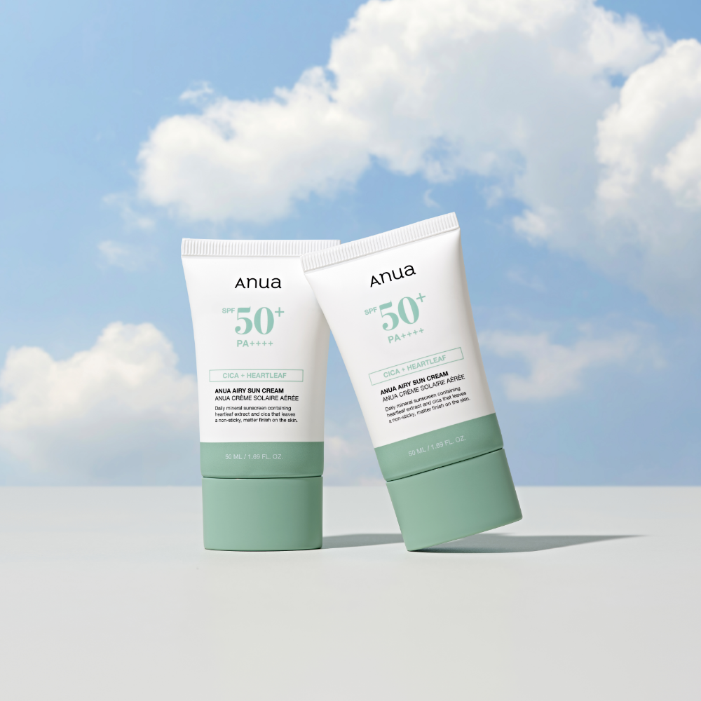 Anua Cica + Heartleaf Airy Sun Cream SPF50+ Pa++++ 50ml
