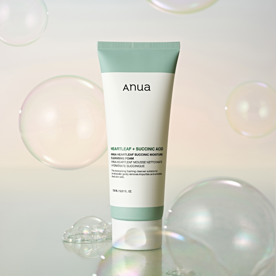 Anua ドクダミ + コハク酸 モイスチャー クレンジングフォーム 150ml