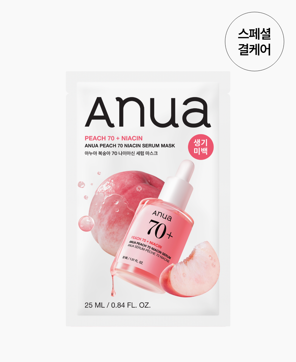 Anua Peach 70 + Niacin Serum Mask