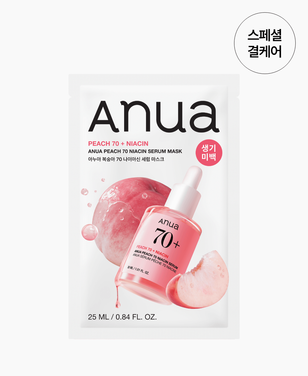 Anua Peach 70 + Niacin Serum Mask