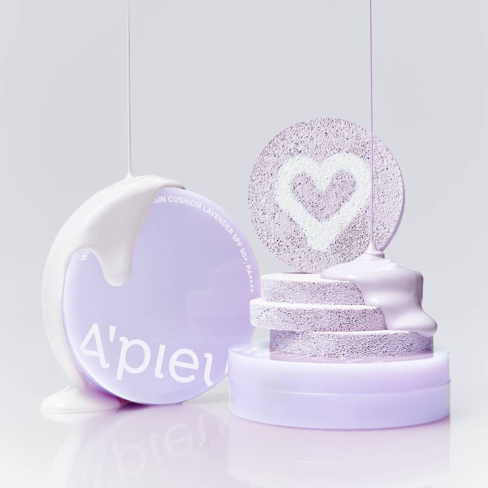 A'Pieu Waterlock Tone-Up Sun Cushion Lavender 15g