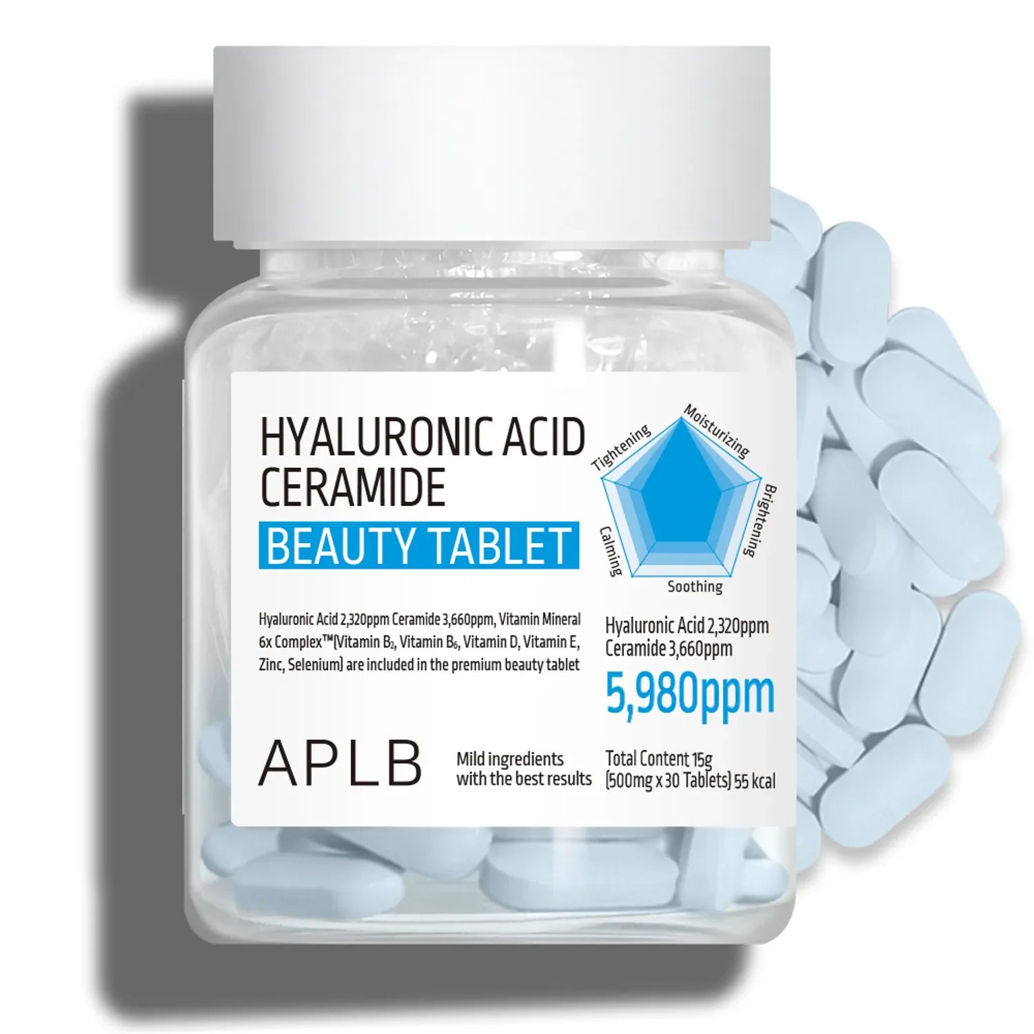 Aplb Hyaluronic Acid Ceramide Beauty Tablet