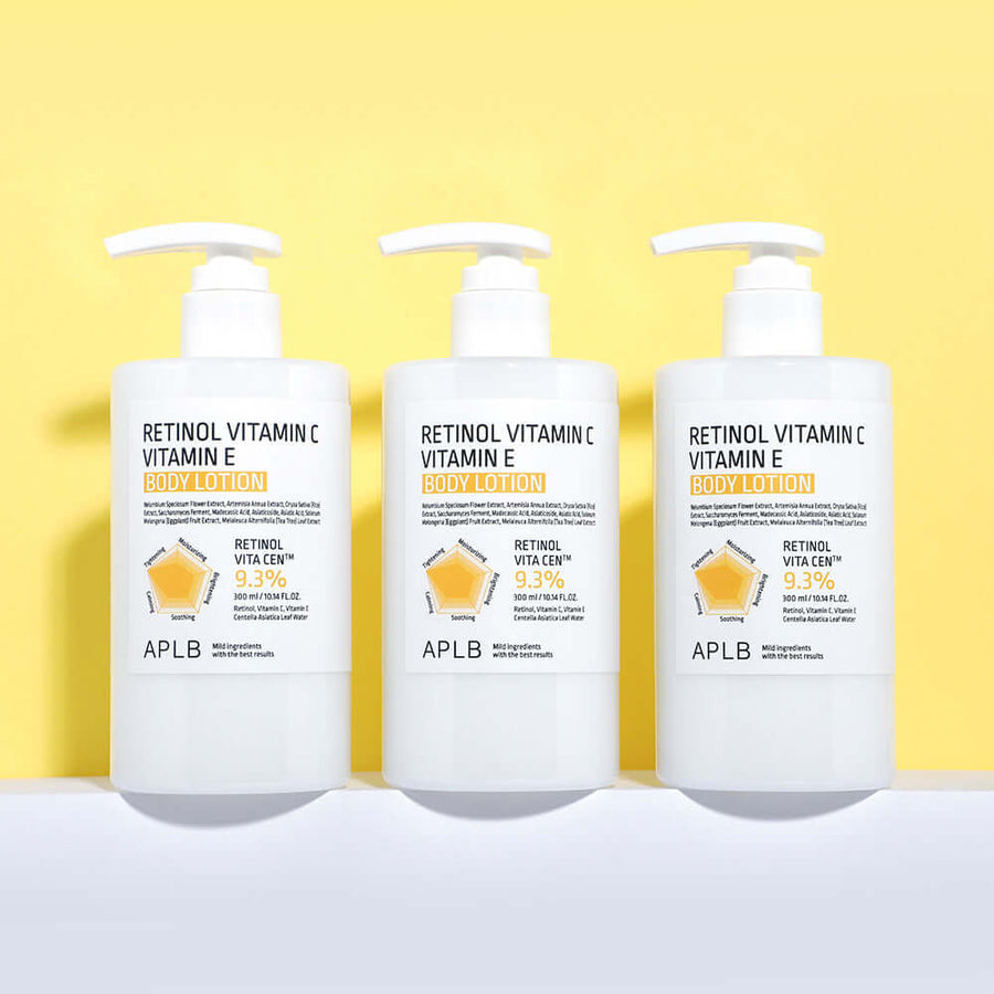 Aplb Retinol Vitamin C Vitamin E Body Lotion 300ml