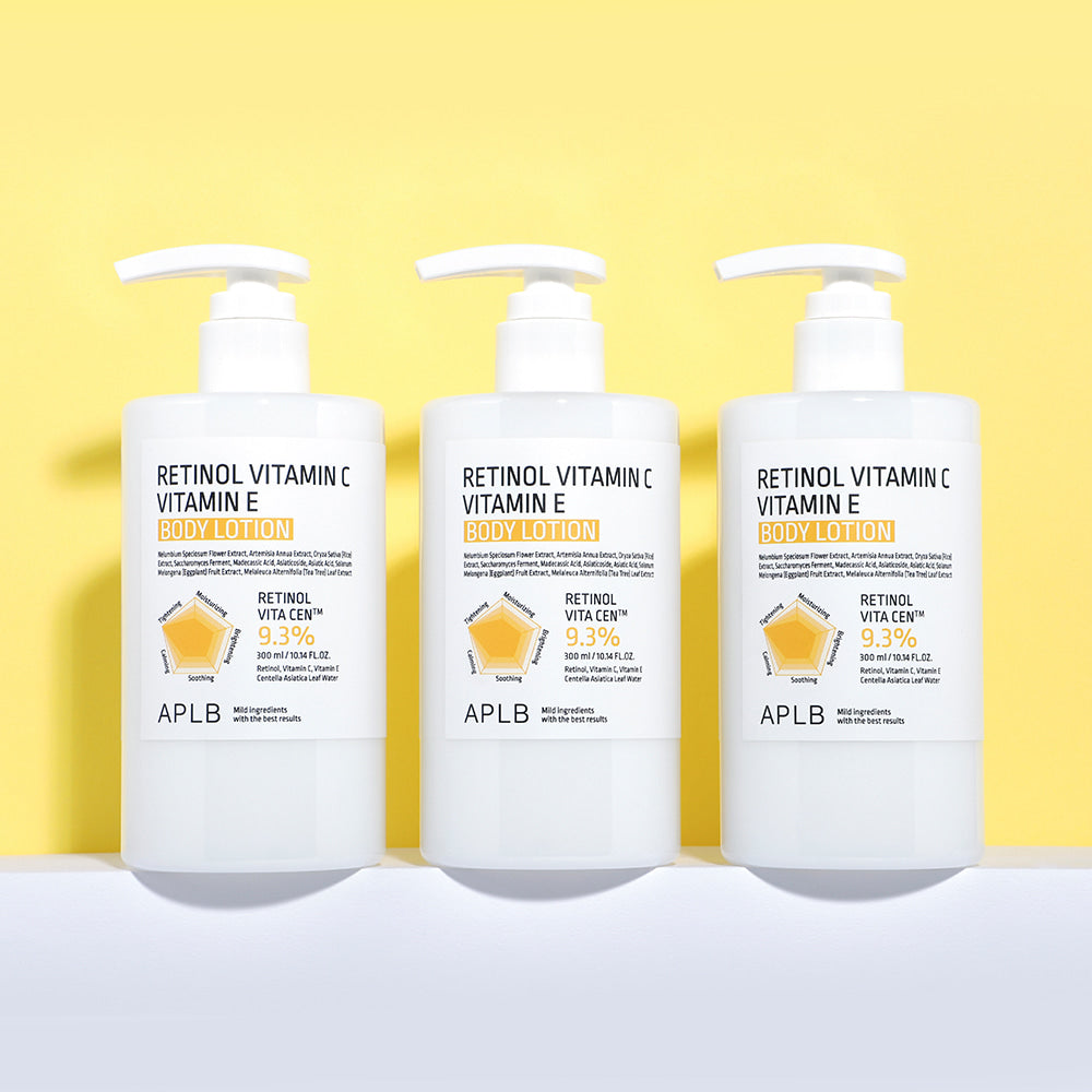 Aplb Retinol Vitamin C Vitamin E Body Lotion 300ml