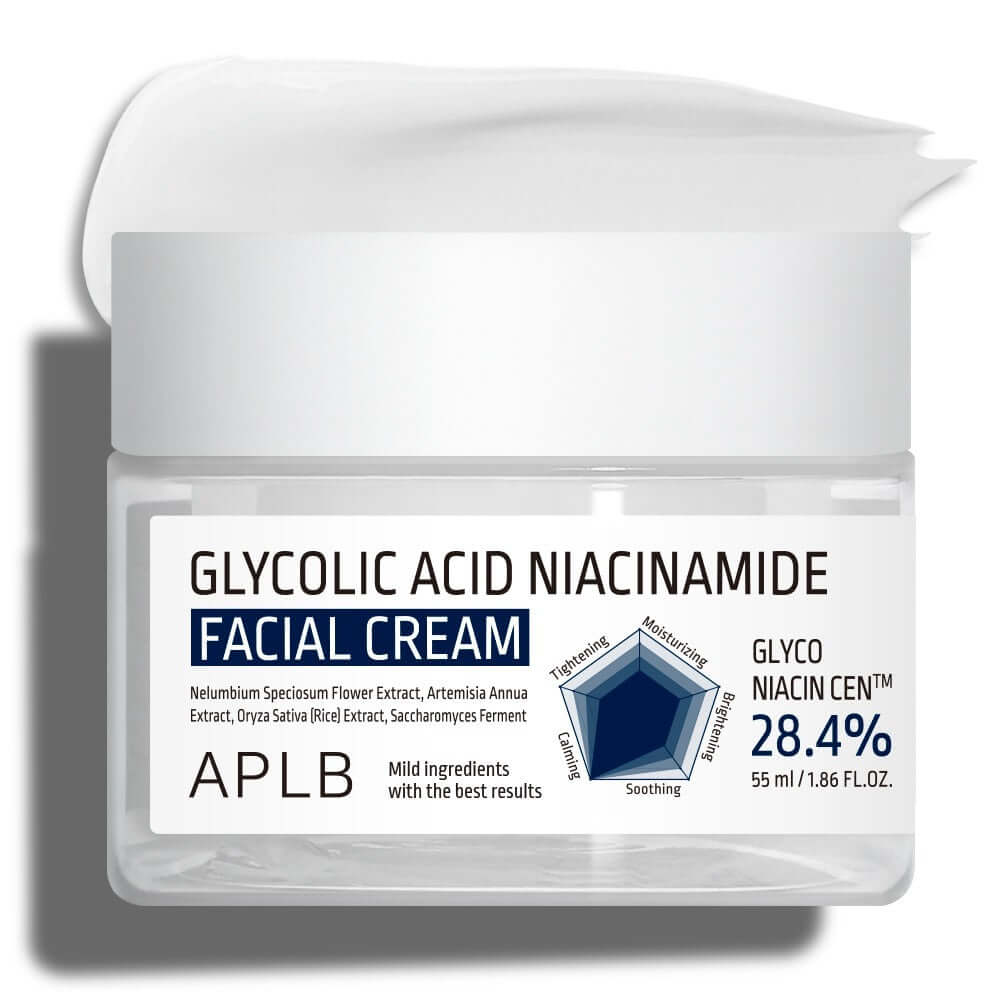Aplb Glycolic Acid Niacinamide Facial Cream 55ml