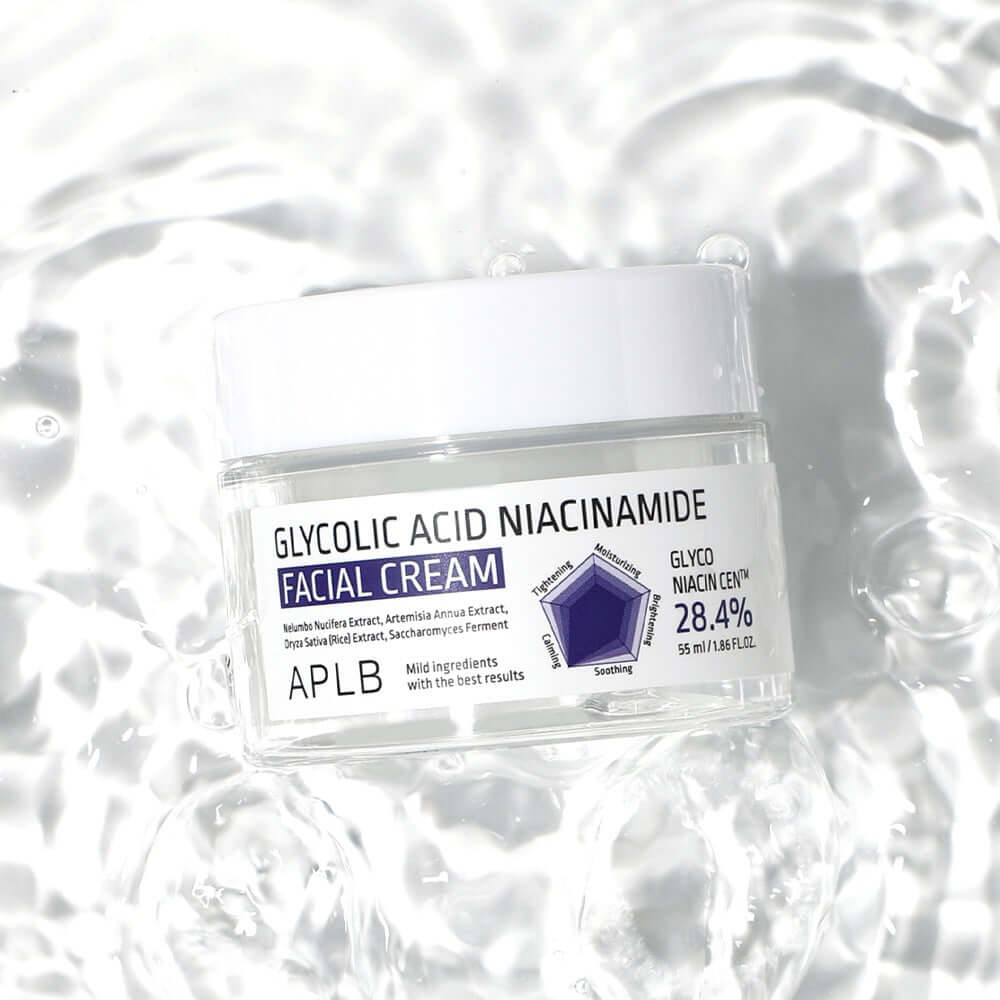 Aplb Glycolic Acid Niacinamide Facial Cream 55ml