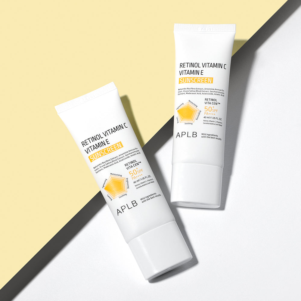 Aplb Retinol Vitamin C Vitamin E Sunscreen SPF50+ Pa++++ 40ml