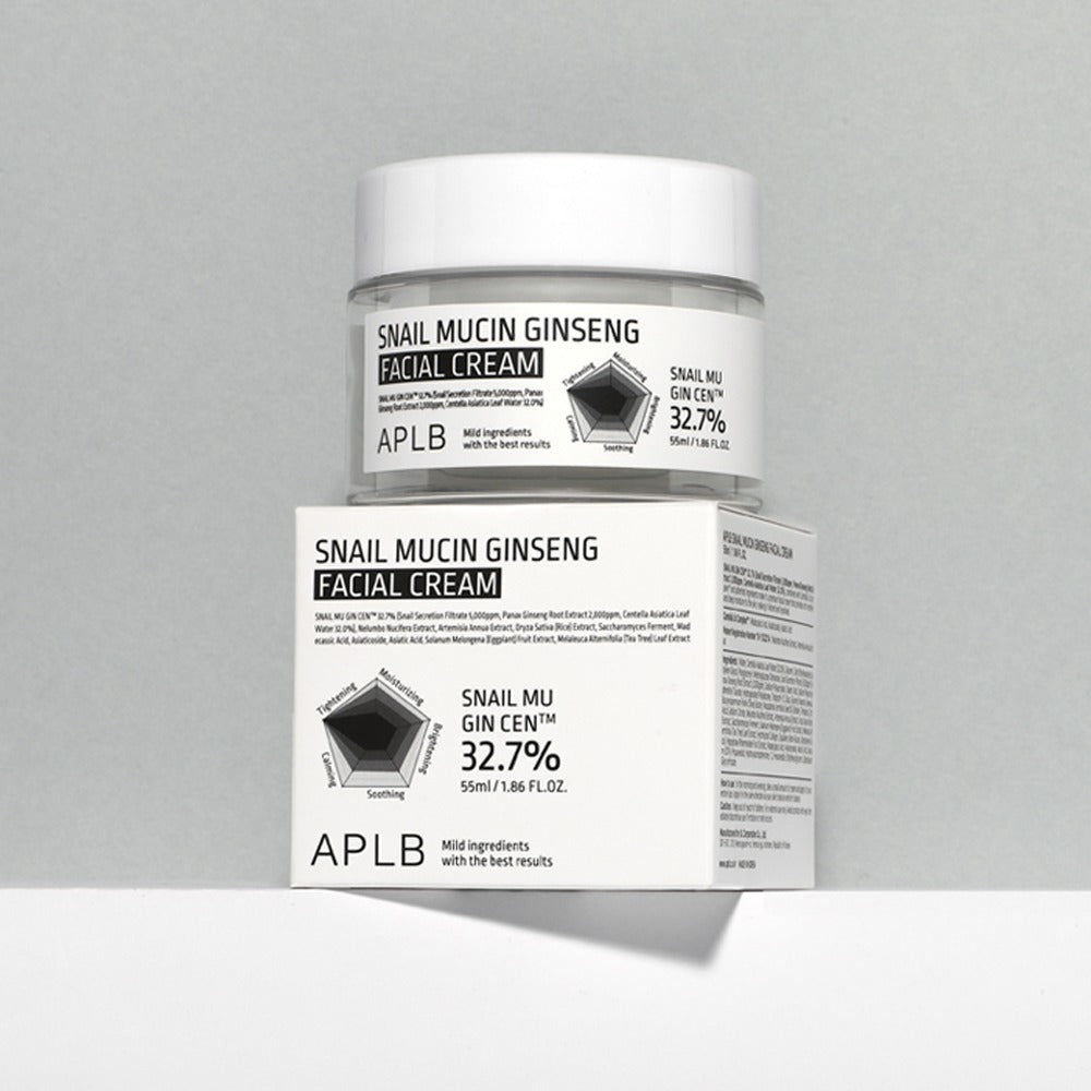 Aplb Snail Mucin Ginseng Facial Cream 55ml