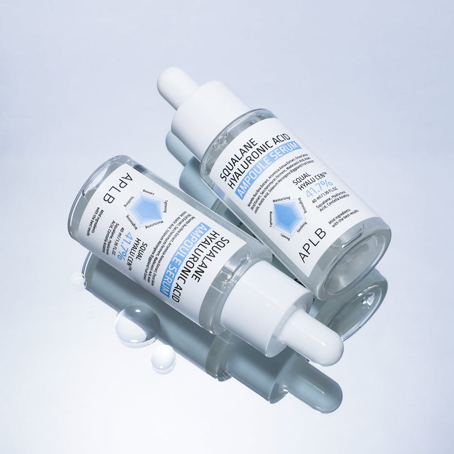 Aplb スクワラン ヒアルロン酸 アンプル セラム 40ml
