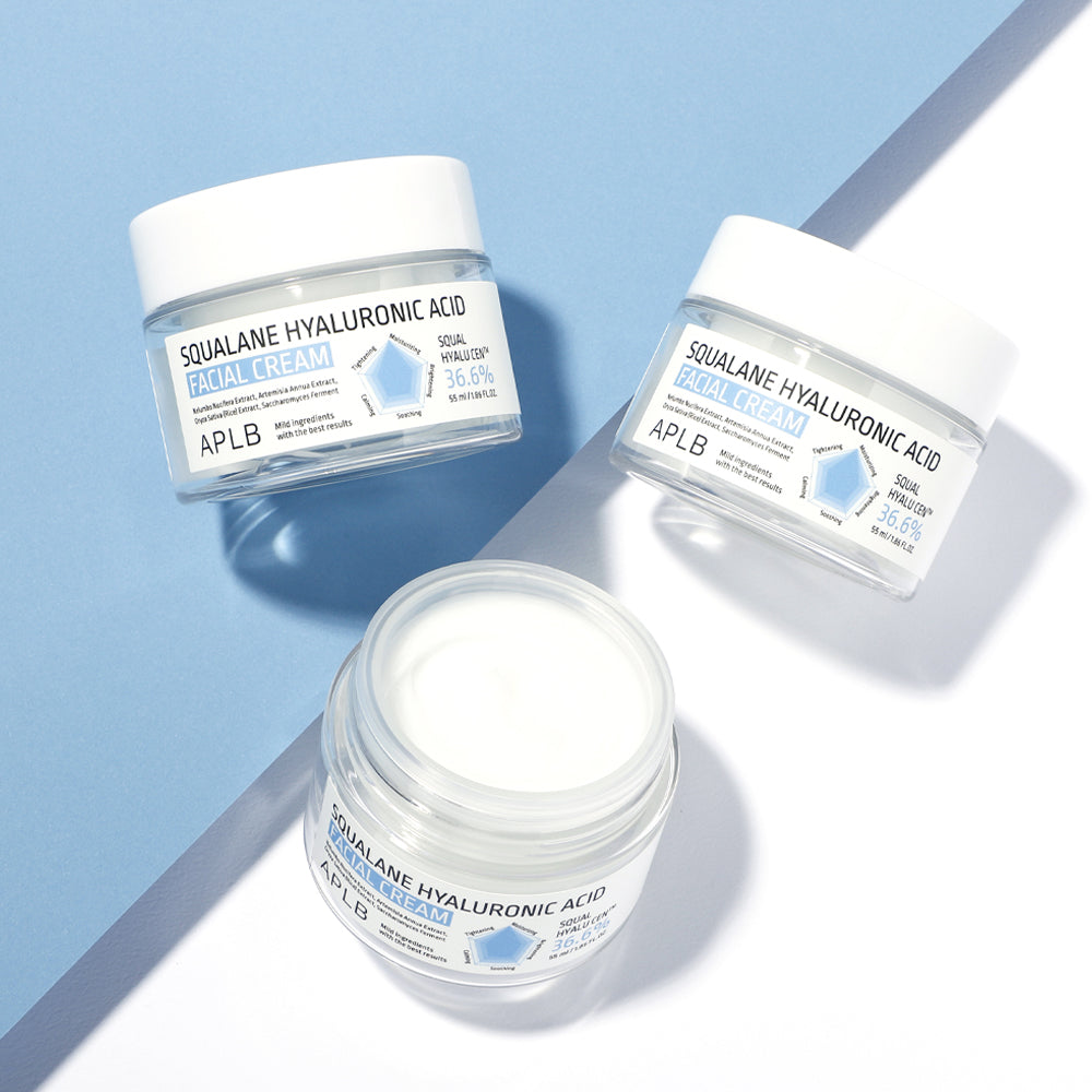 Aplb Squalane Hyaluronic Acid Facial Cream 55ml