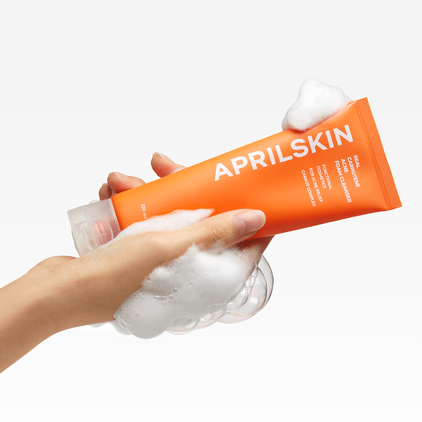 Aprilskin Real Carrotene Acne Foam Cleanser 120ml
