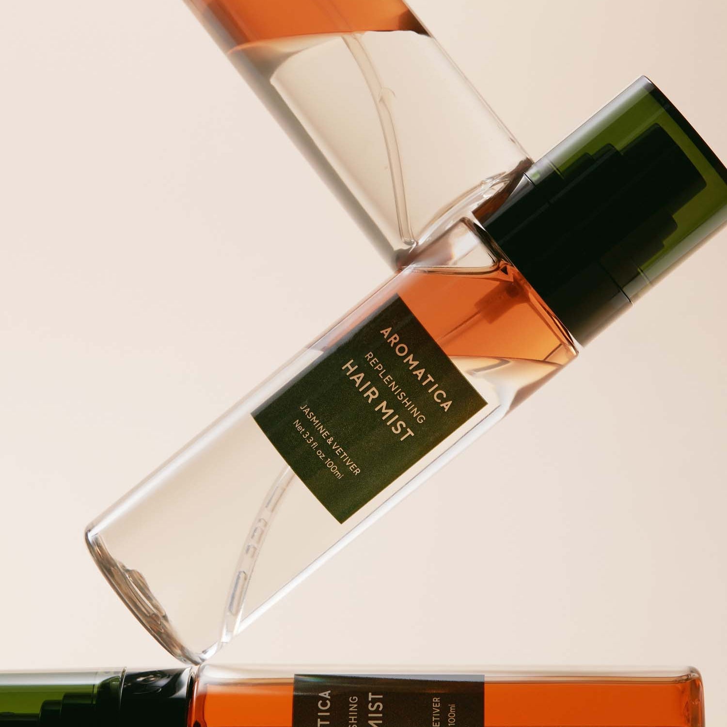 AROMATICA Replenishing Hair Mist Jasmine & Vetiver 100ml product bottle