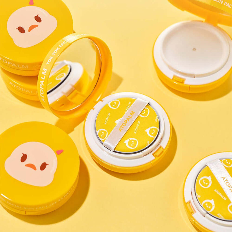 アトパーム トクトク フェイシャルサンパクト SPF43 PA+++ 15g 本品&15g 詰め替えセット