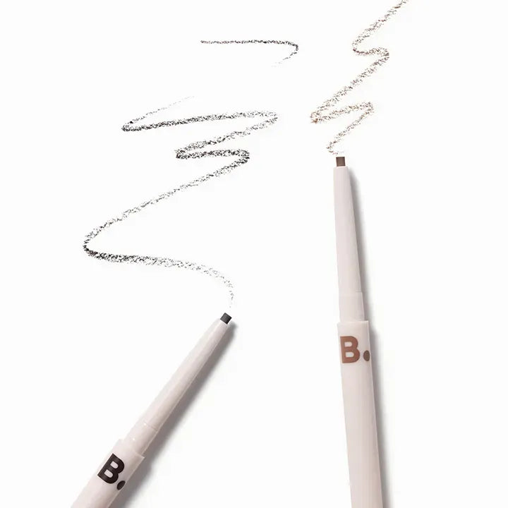 BANILACO Super Slim Brow Pencil showing fine, precise lines in two shades.