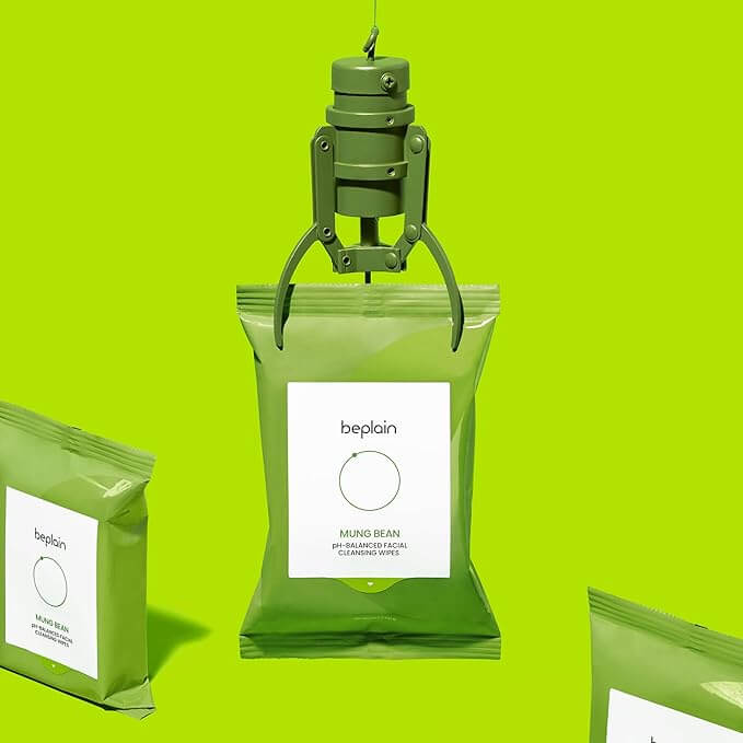 Beplain Green Bean Mild Acid Cleansing Water Tissue 20 Sheets