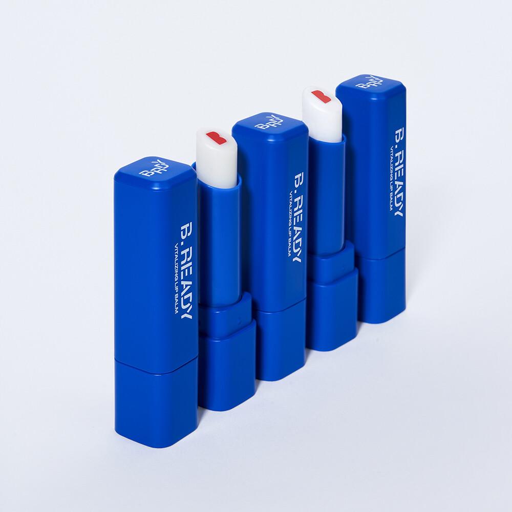 B.READY Vitalizing Lip Balm by Gentleman Korea — blue slim tube lip balm for men, moisturizing and revitalizing