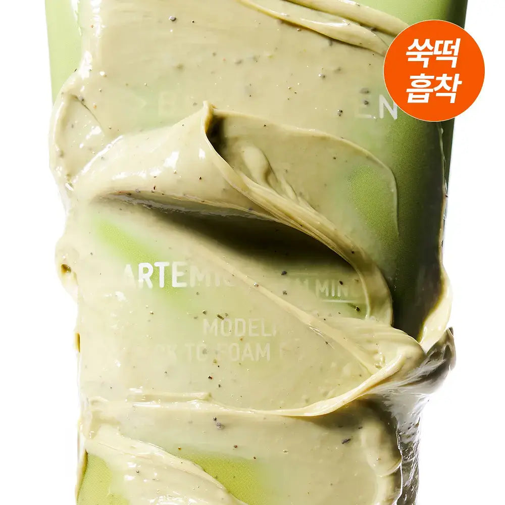 Bringgreen Mugwort Calming Ex Modeling Pack-To-Foam Cleanser 120mL