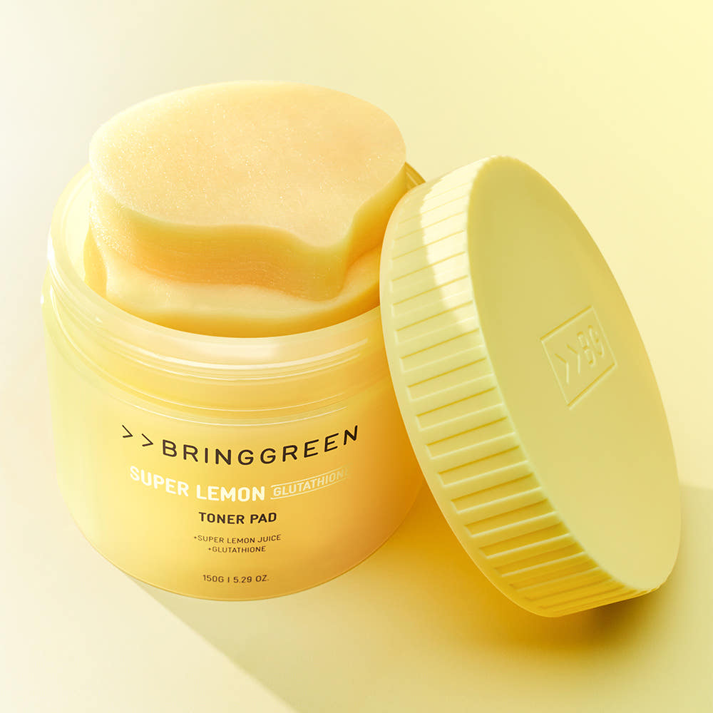 Bringgreen Super Lemon Glutathione Toner Pads 90 Pads + 90 Pad Refill Set