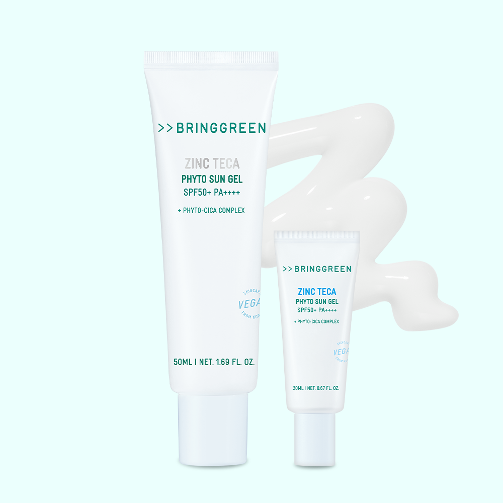 Bringgreen Zinc Teca Phyto Sun Gel 50ml / SPF50+ Pa++++