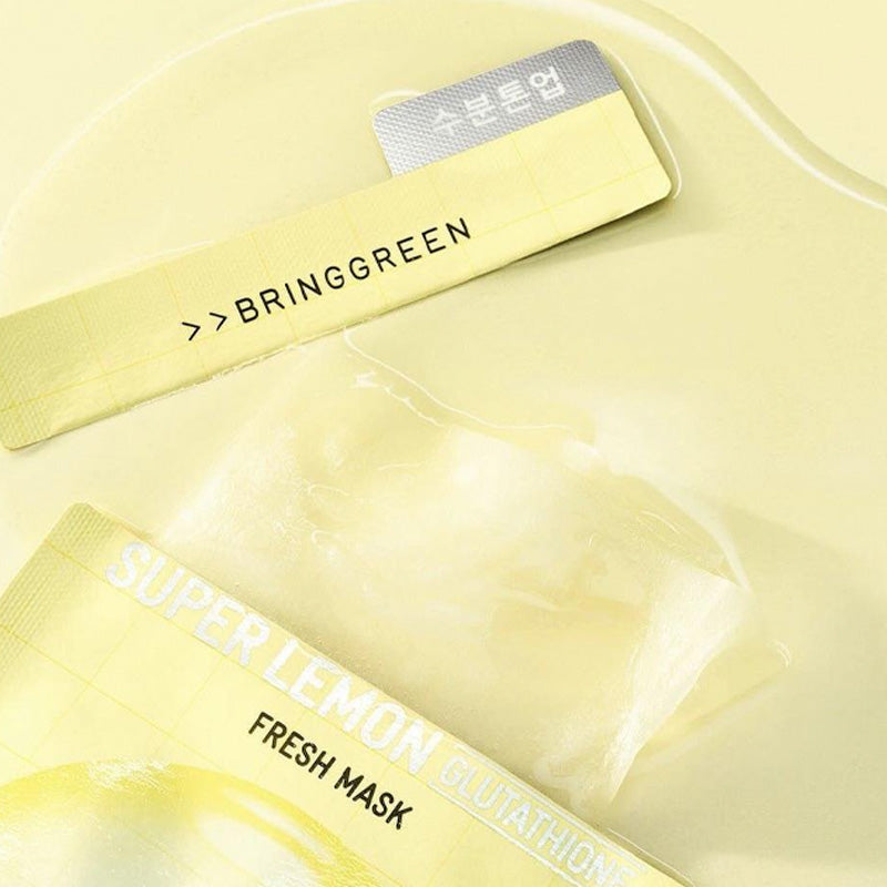 Bringgreen Fresh Mask Super Lemon Glutathione 20g 10 Sheets