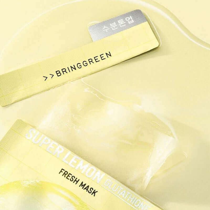 Bringgreen Fresh Mask Super Lemon Glutathione 20g 10 Sheets