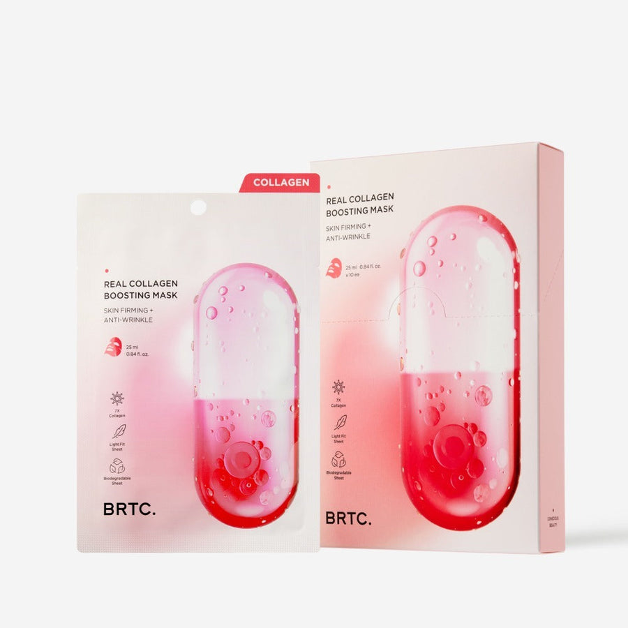 BRTC リアルコラーゲンブースティングマスク 10枚