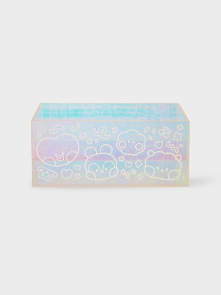 BT21 ACRYLIC TISSUE BOX COVER GLITTER EDITION