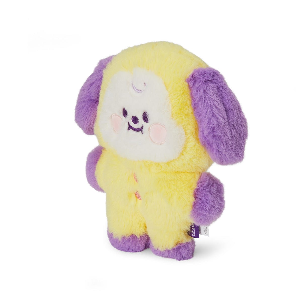 BT21 BABY CHIMMY FLAT FUR STANDING DOLL PURPLE HEART EDITION