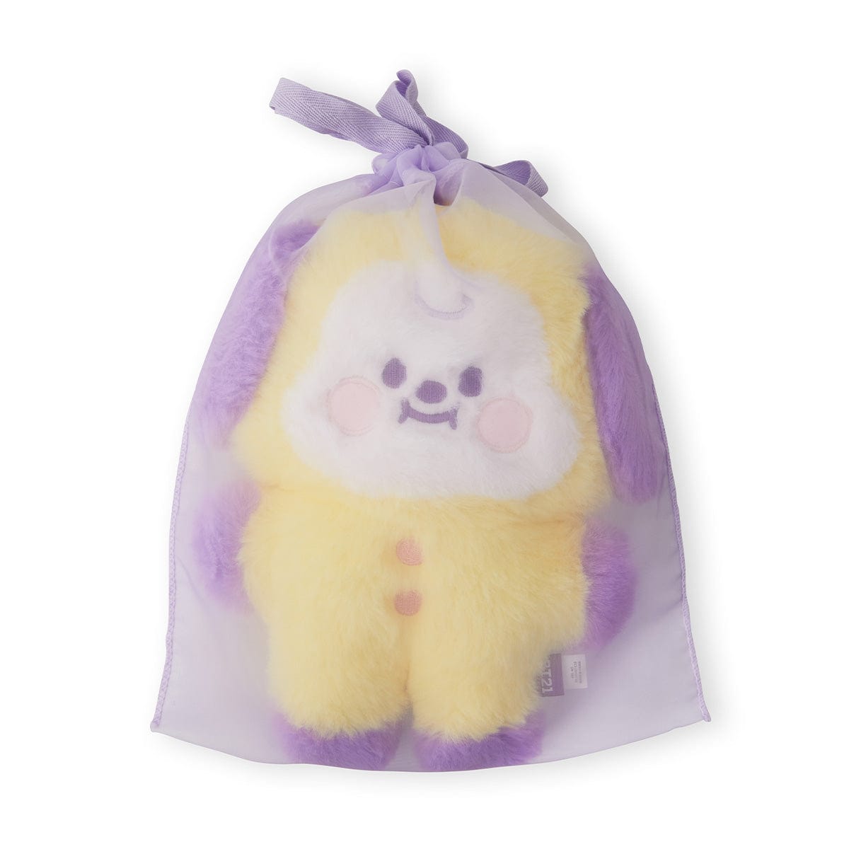 BT21 BABY CHIMMY FLAT FUR STANDING DOLL PURPLE HEART EDITION