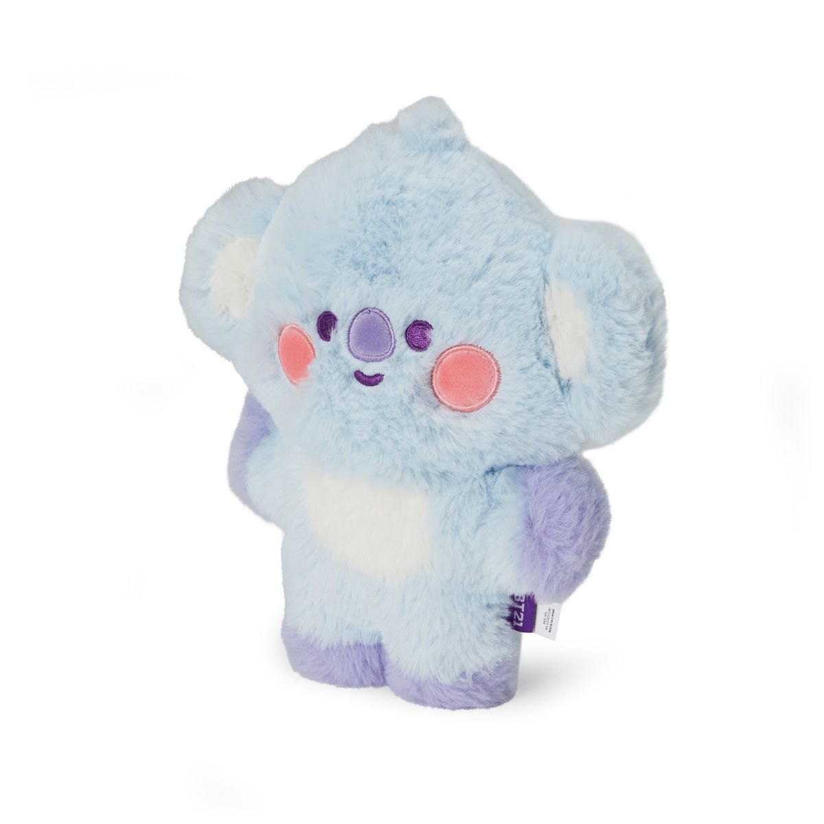 BT21 BABY KOYA FLAT FUR STANDING DOLL PURPLE HEART EDITION