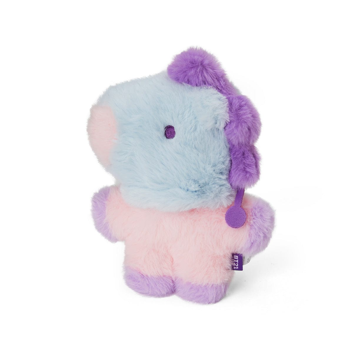 BT21 BABY MANG FLAT FUR STANDING DOLL PURPLE HEART EDITION