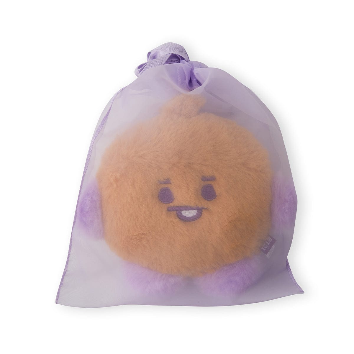 BT21 BABY SHOOKY FLAT FUR STANDING DOLL PURPLE HEART EDITION