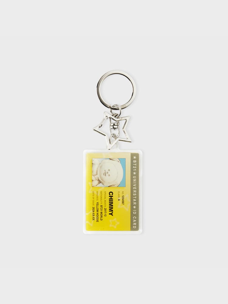 BT21 チミー IDカード アクリルキーホルダー シルバーエディション
