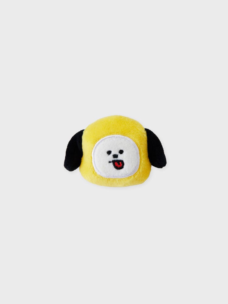 BT21 CHIMMY QUILTED BAG WITH FACE PLUSH BADGE WINTER EDITION
