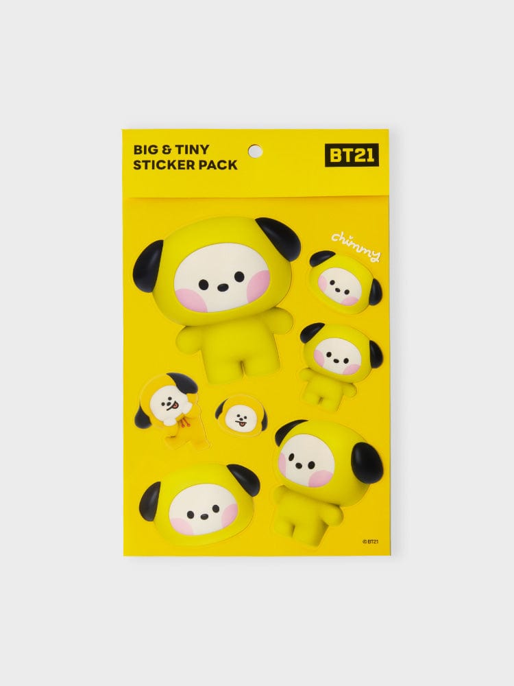 BT21 CHIMMY REMOVABLE STICKERS BIG & TINY EDITION