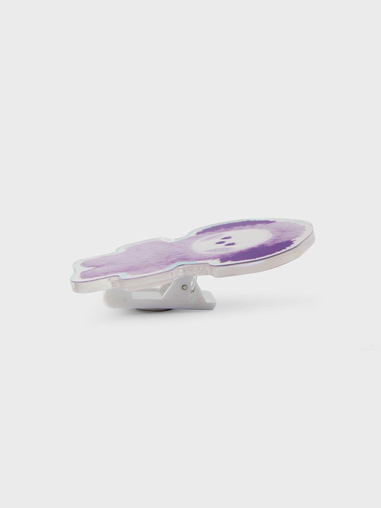 BT21 CHIMMY minini ACRYLIC MAGNETIC CLIP PURPLE OF WISH EDITION