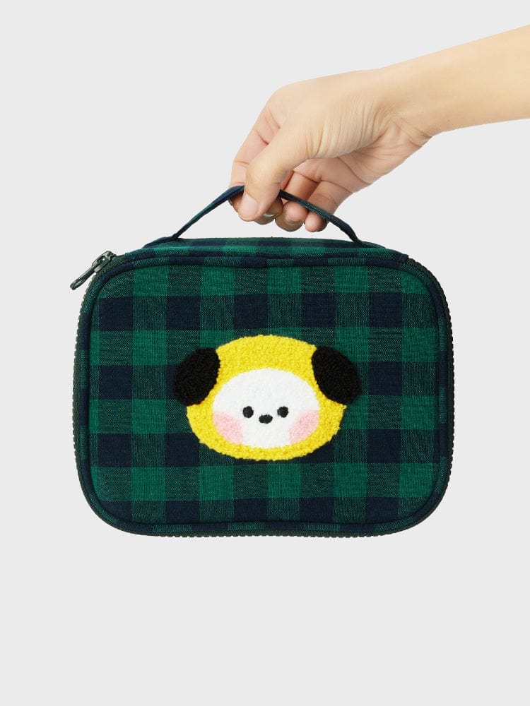 BT21 CHIMMY minini CHECKERED POUCH BASIC