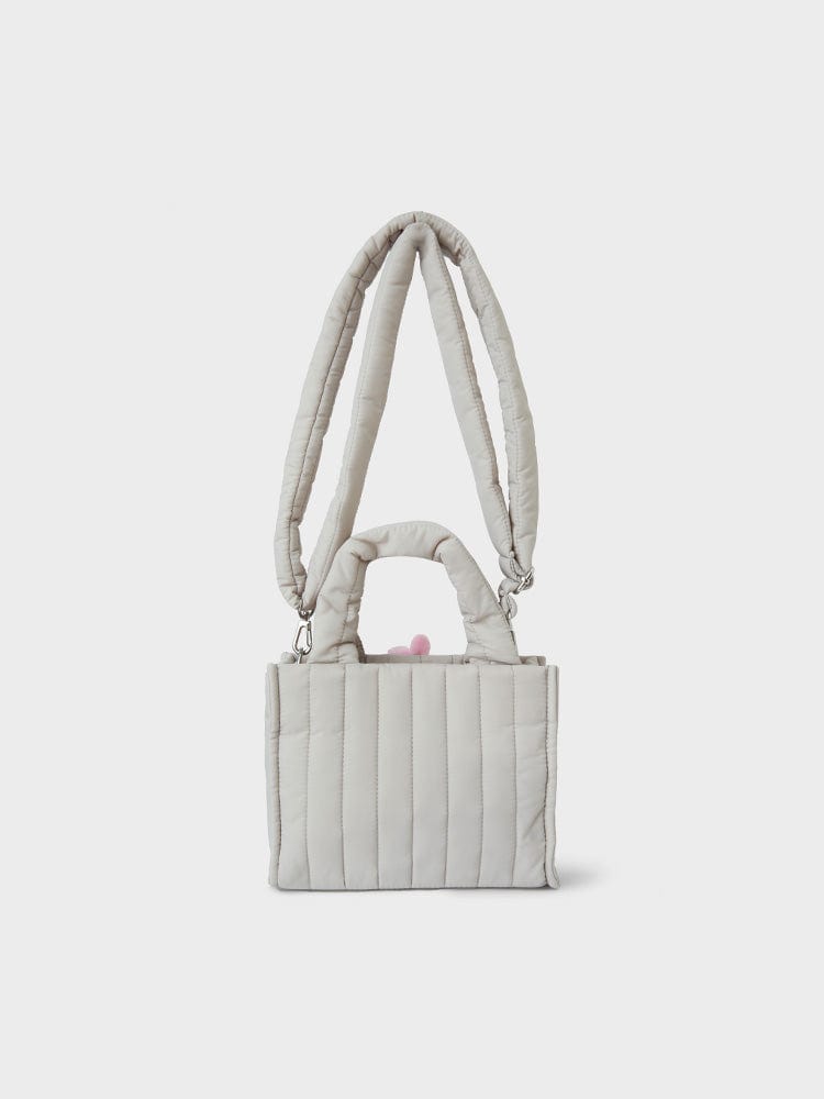 BT21 COOKY QUILTED BAG WITH FACE PLUSH BADGE WINTER EDITION