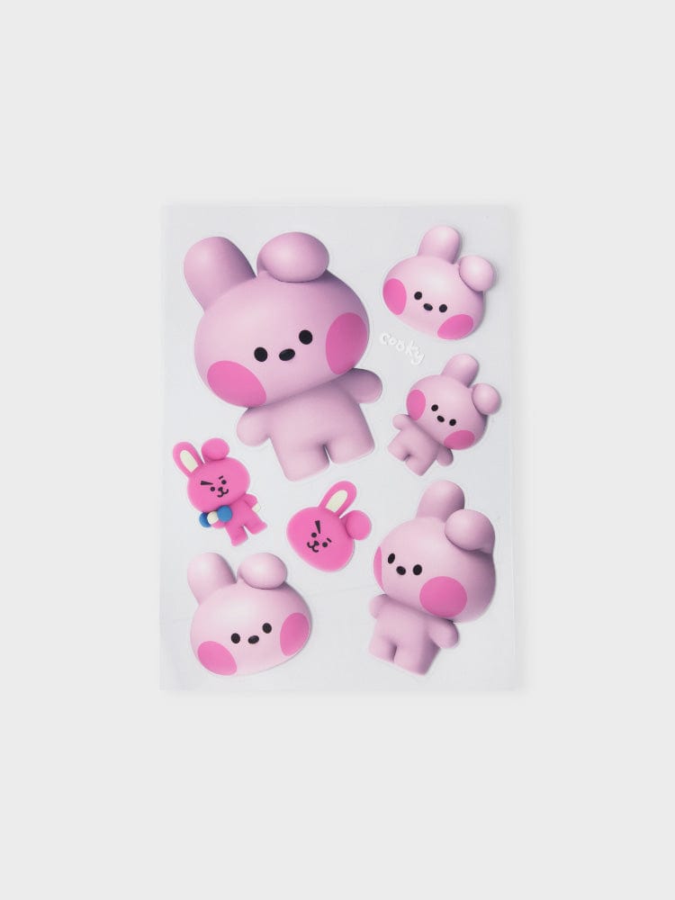 BT21 COOKY REMOVABLE STICKERS BIG & TINY EDITION