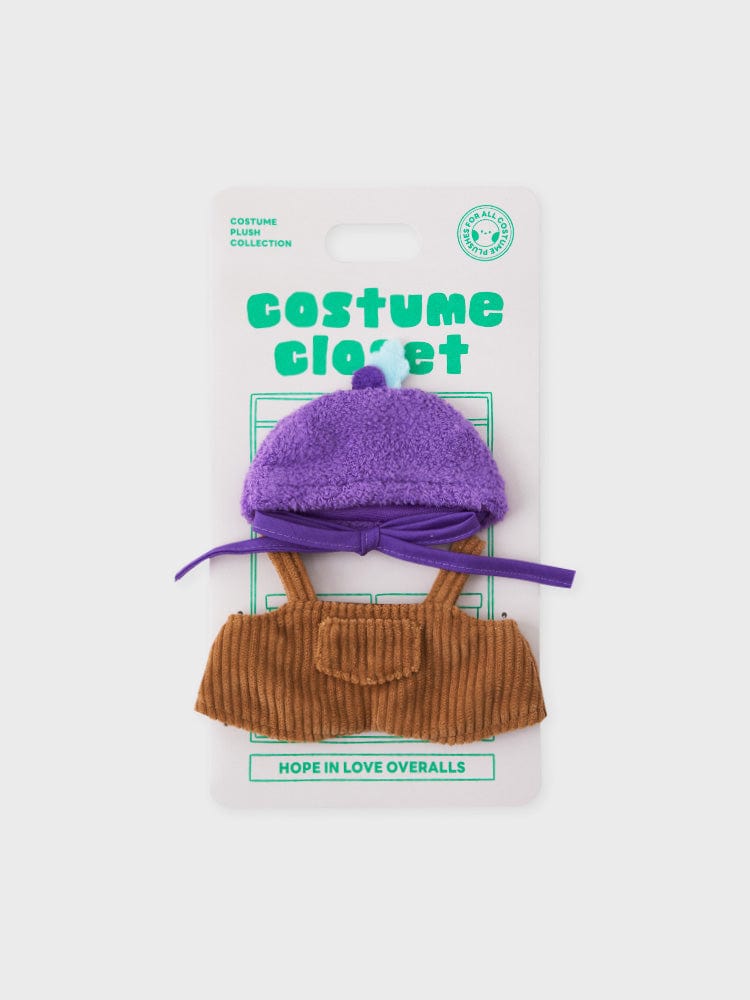BT21 COSTUME PLUSH CLOSET - OVERALL HOPE IN LOVE