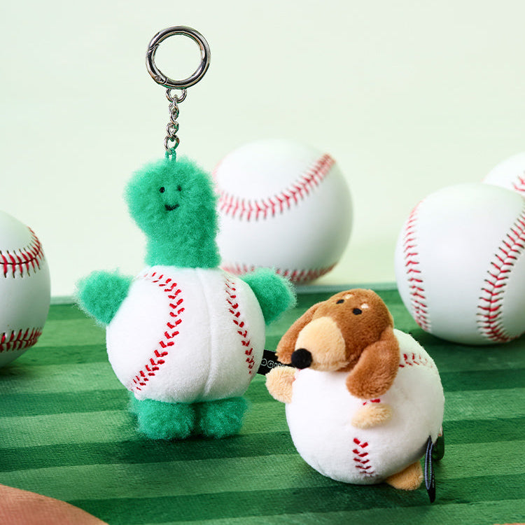 BT21 Jo Gu-Man Baseball Doll Keychain